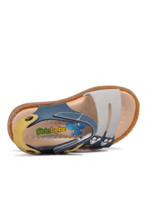 Lacivert Hardal Ortopedik Erkek Çocuk Sandalet 210107 Ç