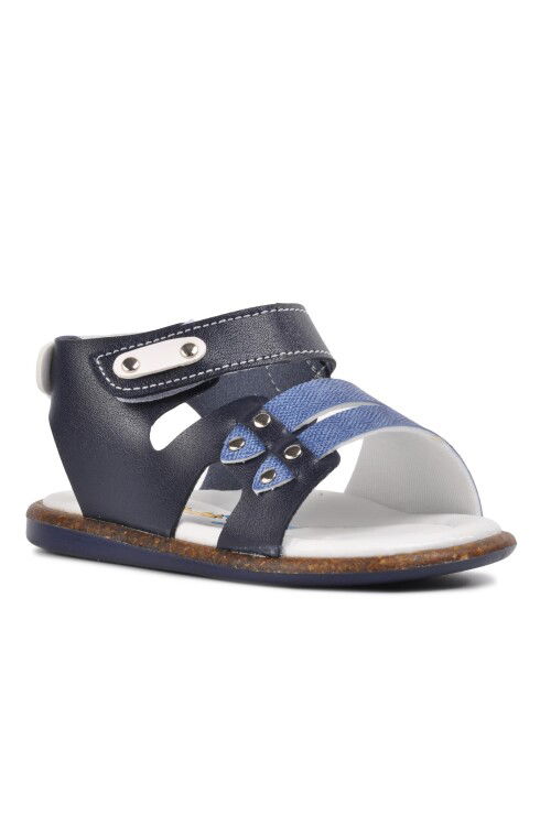 Navy Blue Orthopedic Boys Sandals 210107 C