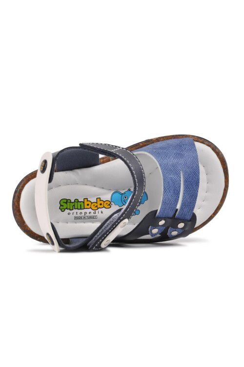 Navy Blue Orthopedic Boys Sandals 210107 C