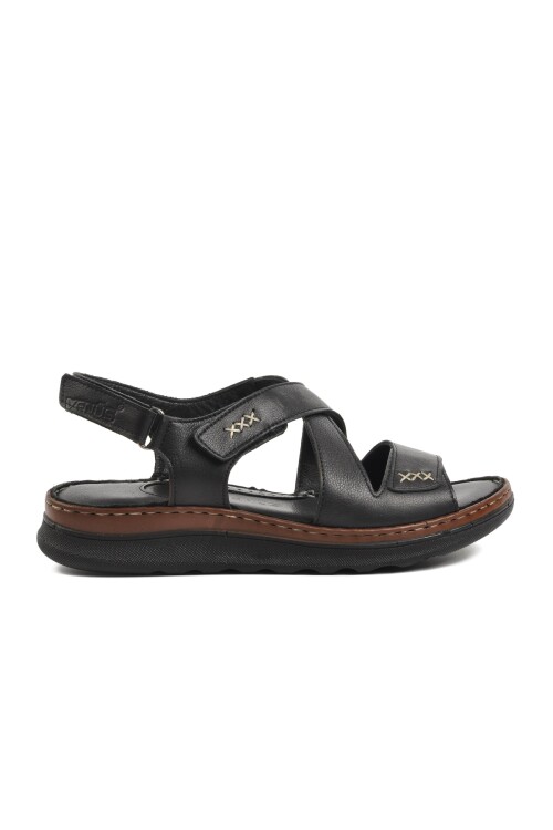 Siyah  Kadın Düz Sandalet 23021716Y Z