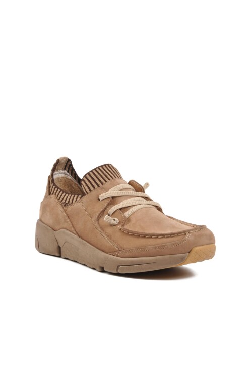 Toprak Nubuk Hakiki Deri Erkek Casual Ayakkabı 23410 M