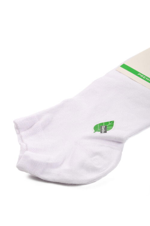 White Bamboo Unisex Ankle Socks 24K001