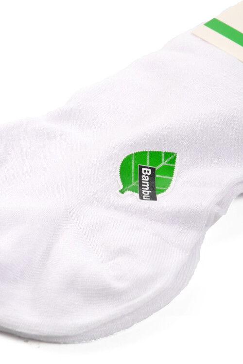 White Bamboo Unisex Ankle Socks 24K001