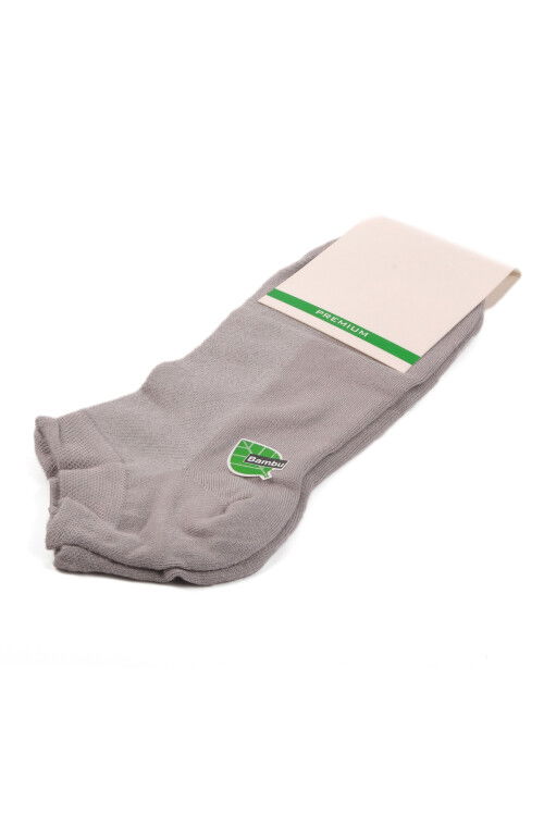 Gray Bamboo Unisex Ankle Socks 24K001