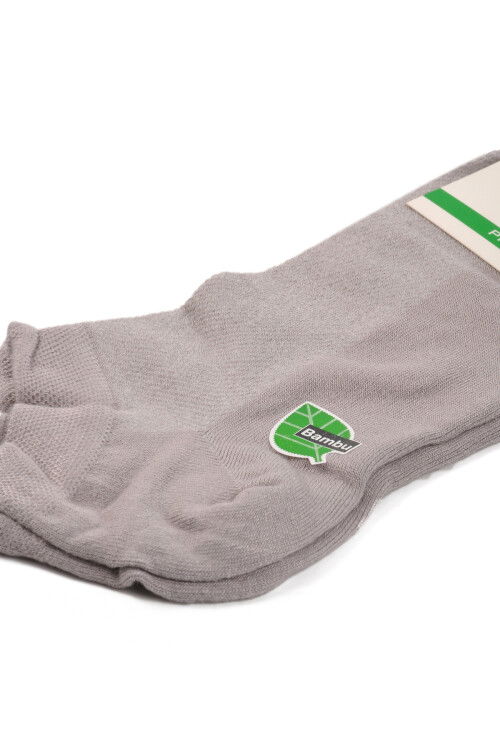 Gray Bamboo Unisex Ankle Socks 24K001