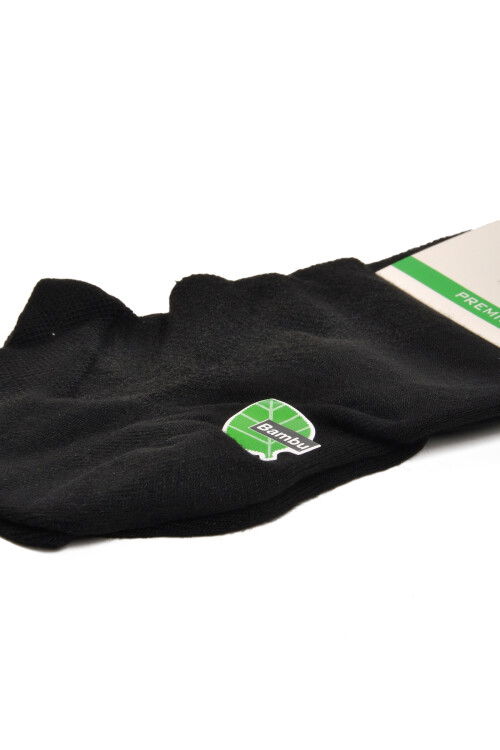 Black Bamboo Unisex Ankle Socks 24K001