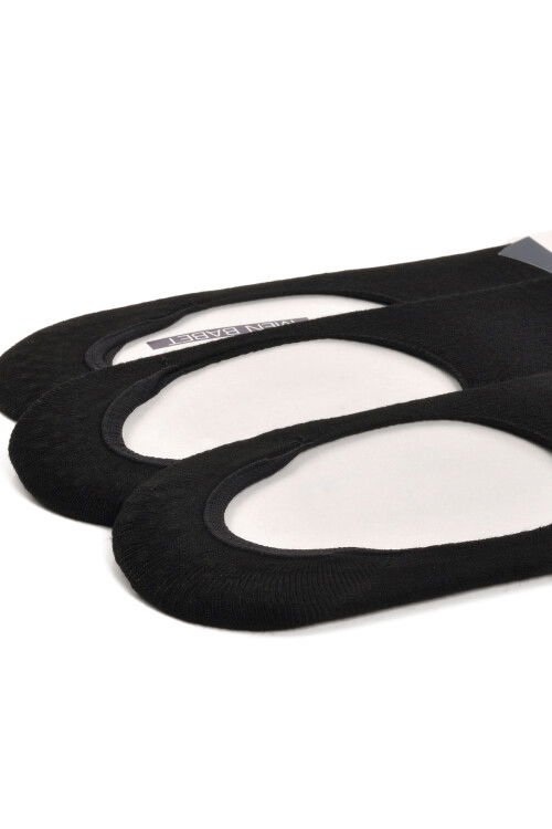 Black Unisex 3-Pack Ballerina Socks 24K005