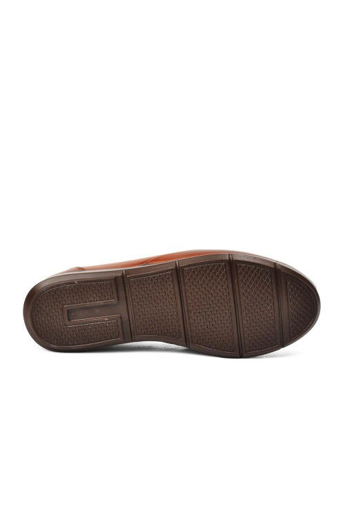 Tan Genuine Leather Anatomic Womens Casual Shoes 8766 Z