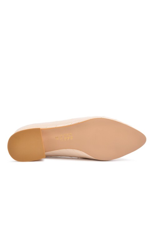 Beige Womens High Heel Shoes 901