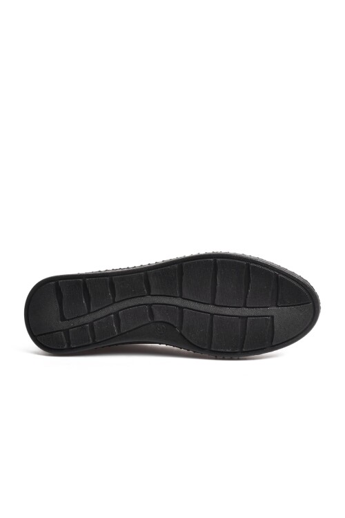 Siyah Hakiki Deri Anatomik Kadın Casual Ayakkabı  9042 Z