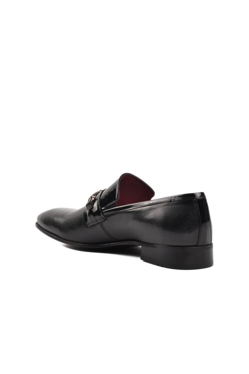 Black Patent Leather Mens Classic Shoes 9686 M