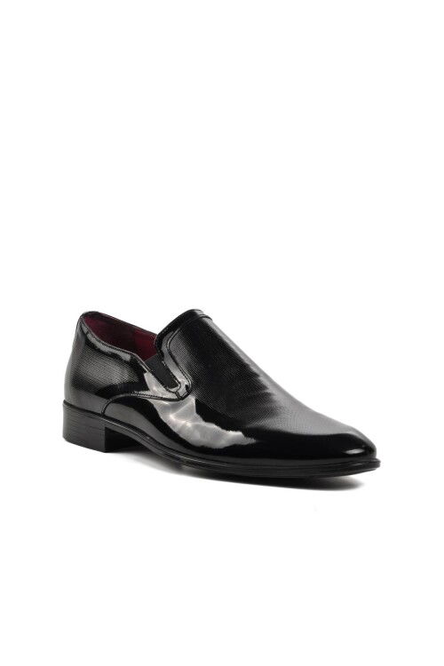 Black Patent Leather Mens Classic Shoes 9767 M