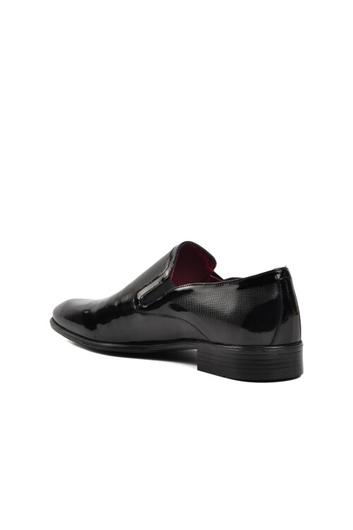 Black Patent Leather Mens Classic Shoes 9767 M