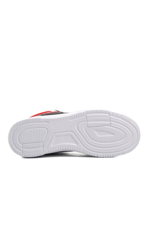 Beyaz-Siyah-Kırmızı  Unisex Hi Sneaker Berry Hı G