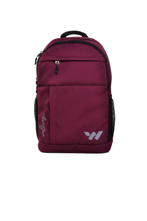 Claret Red Unisex School Bag Combat
