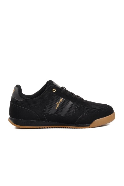 Black-Gold Mens Sneakers Effective M