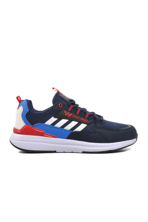 Navy Blue-White-Red Mens Sneakers Medel M