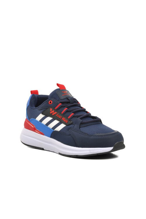 Navy Blue-White-Red Mens Sneakers Medel M