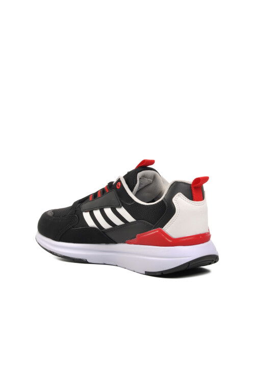 Black-White-Red Mens Sneakers Medel M