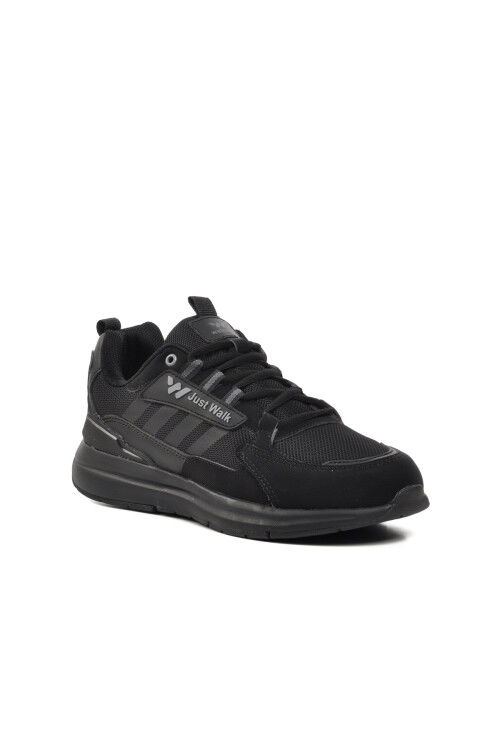 Black-Black Mens Sneakers Medel M