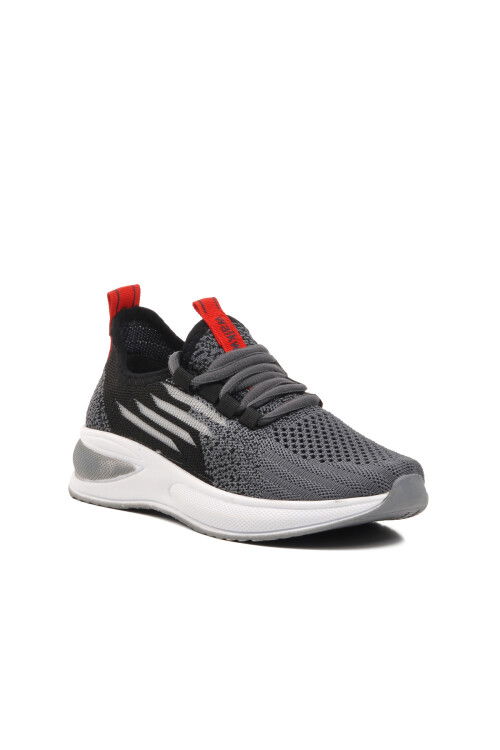 Füme-Siyah-Kırmızı  Çocuk Spor Ayakkabı Ravello F