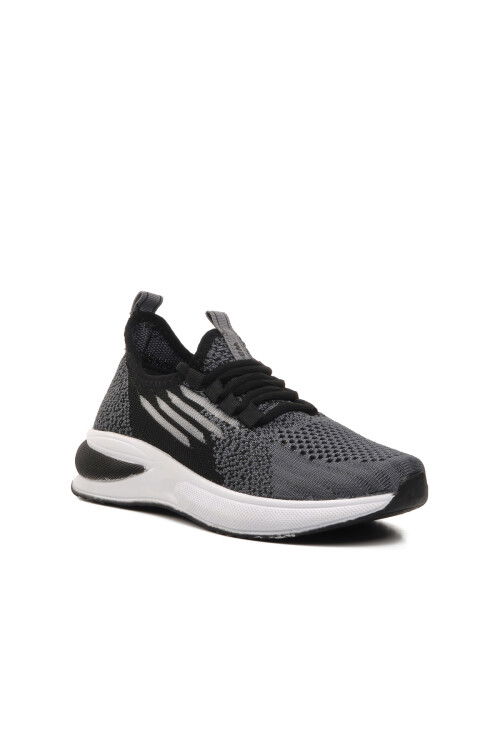 Siyah-Beyaz-Füme  Çocuk Spor Ayakkabı Ravello F