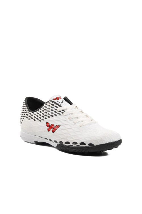 Victor G Astroturf White Unisex Astroturf Shoes
