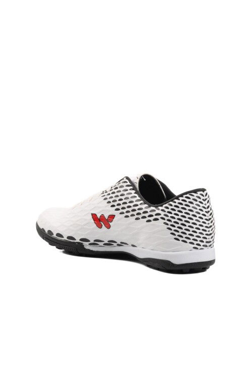 Victor G Astroturf White Unisex Astroturf Shoes