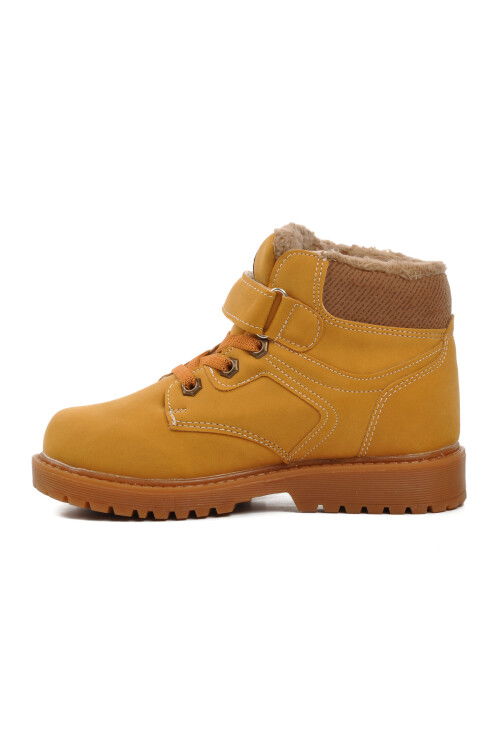 Yellow Velcro Boys Boots 138 F