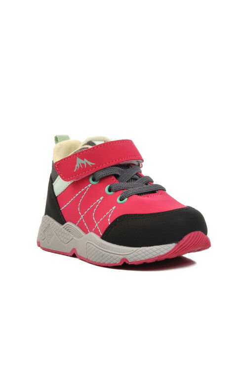 Fuchsia-Aqua Green Baby Boots 1519 B