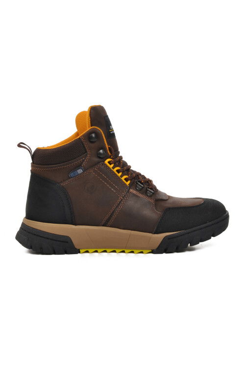 Brown Nubuck Mens Outdoor Boots 152-18491 M