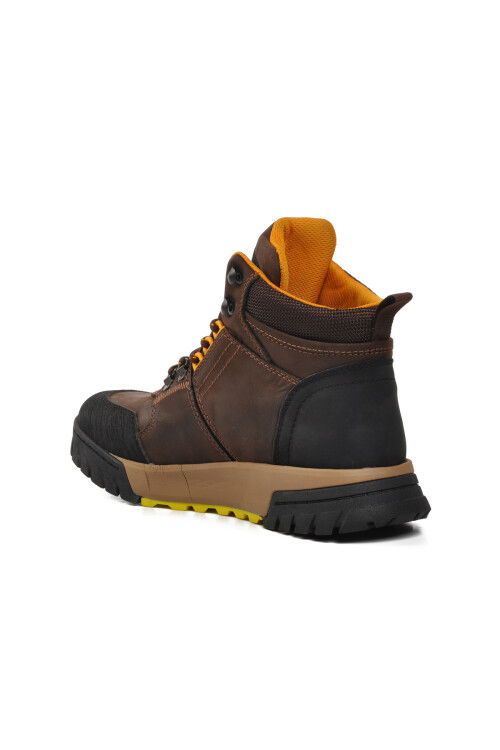 Brown Nubuck Mens Outdoor Boots 152-18491 M