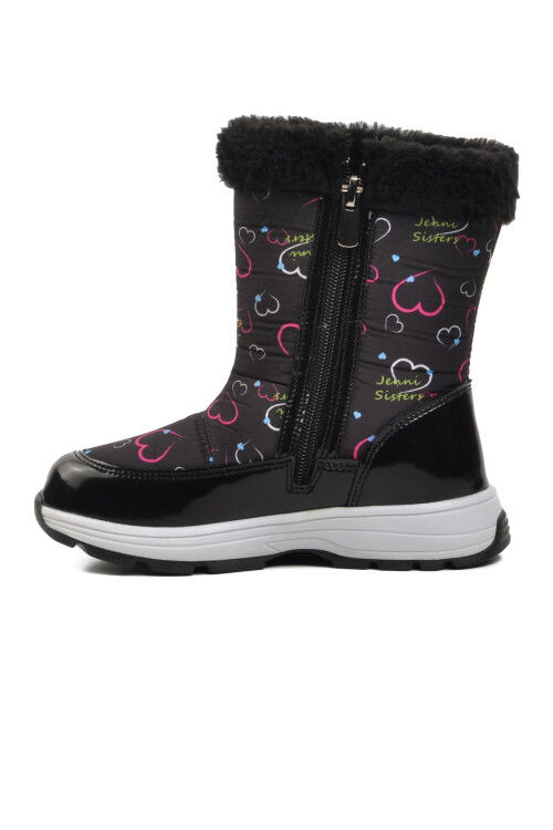 Black Girls Snow Boots 1555 P