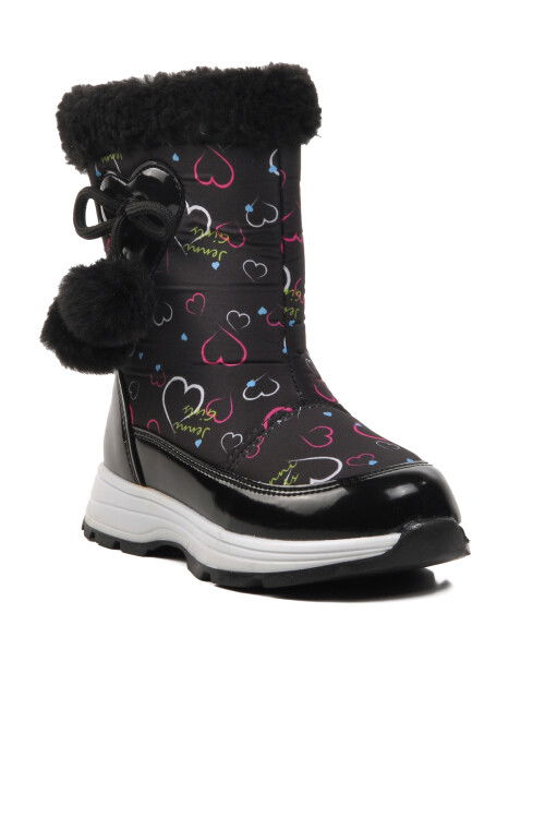 Black Girls Snow Boots 1555 P