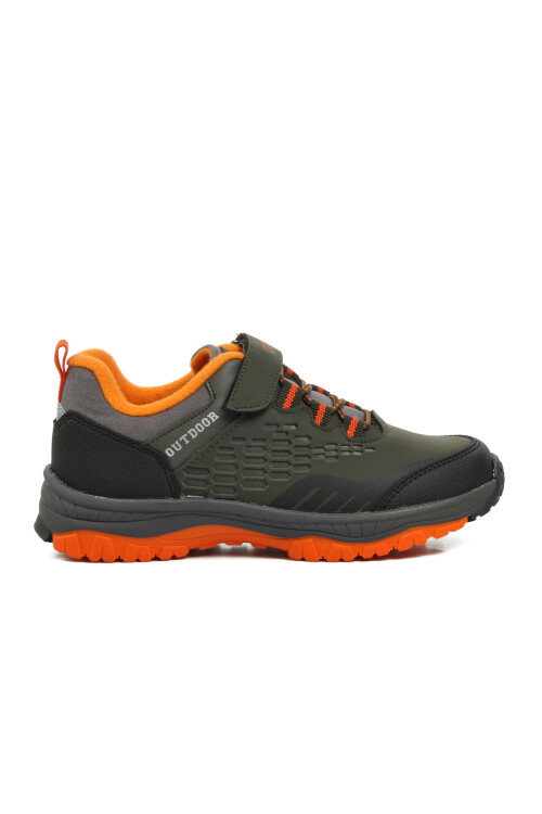 Haki-Turuncu  Çocuk Outdoor Ayakkabı 1572 F