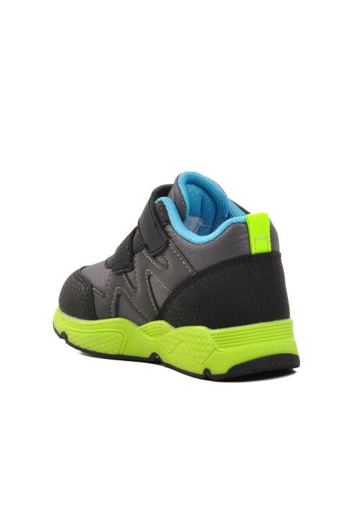 Smoke-Black-Turquoise Baby Outdoor Boots 1576 B