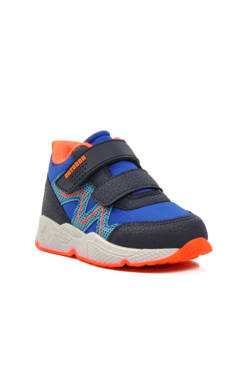 Saks-Navy Blue-Phosphor Orange Baby Outdoor Boots 1576 B