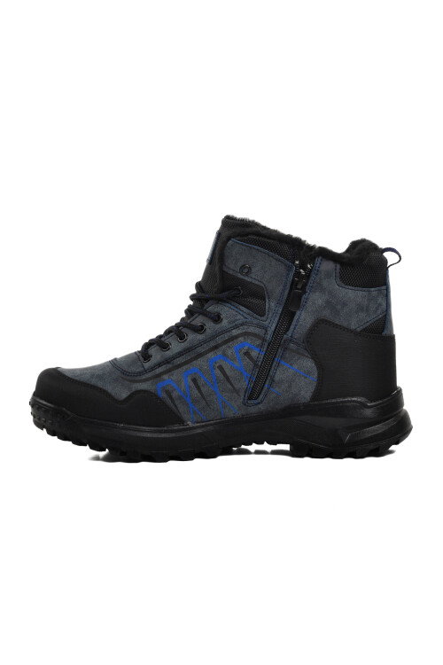 Navy Blue-Black Mens Outdoor Boots 201 M
