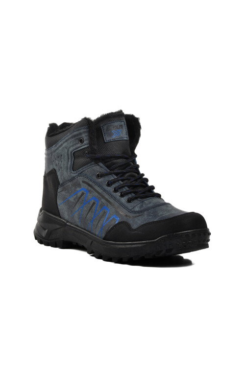 Navy Blue-Black Mens Outdoor Boots 201 M