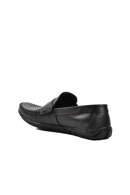 Black Mens Loafer Shoes 221214D M