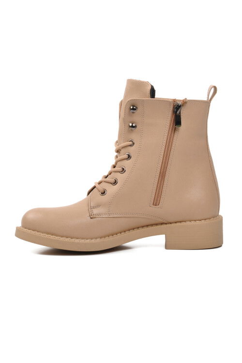 Nude Fleece-lined Womens Boots 224540 Z