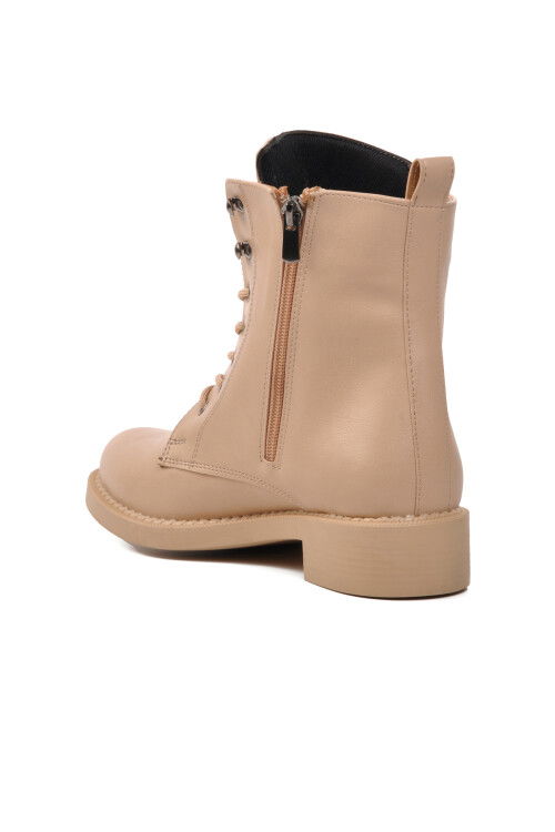 Nude Fleece-lined Womens Boots 224540 Z
