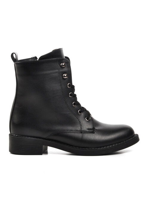 Siyah İçi Polarlı  Kadın Bot 224540 Z