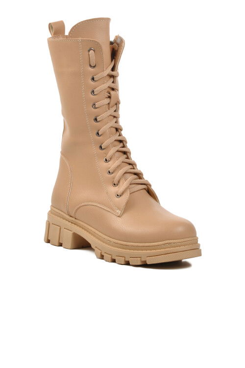 Nude Fleece-lined Womens Boots 238005 Z