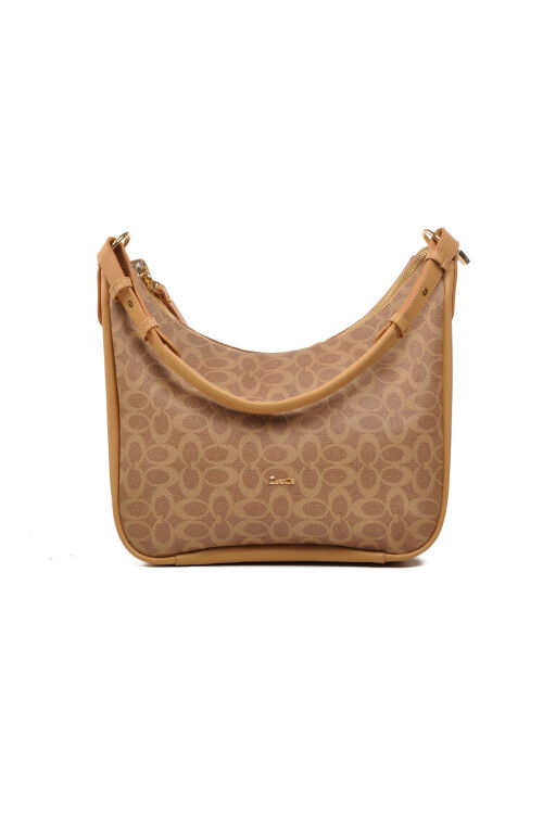 حقيبة كتف نسائية من جلد المنك 2390051K