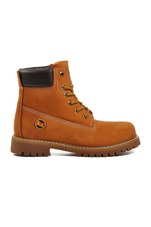 Tan Nubuck Water Repellent Genuine Leather Mens Boots 240202 M