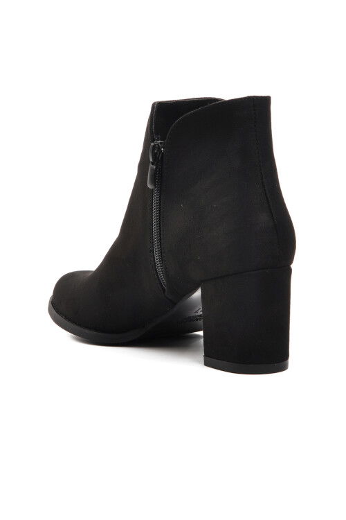 Black Suede Womens Boots 262079 Z