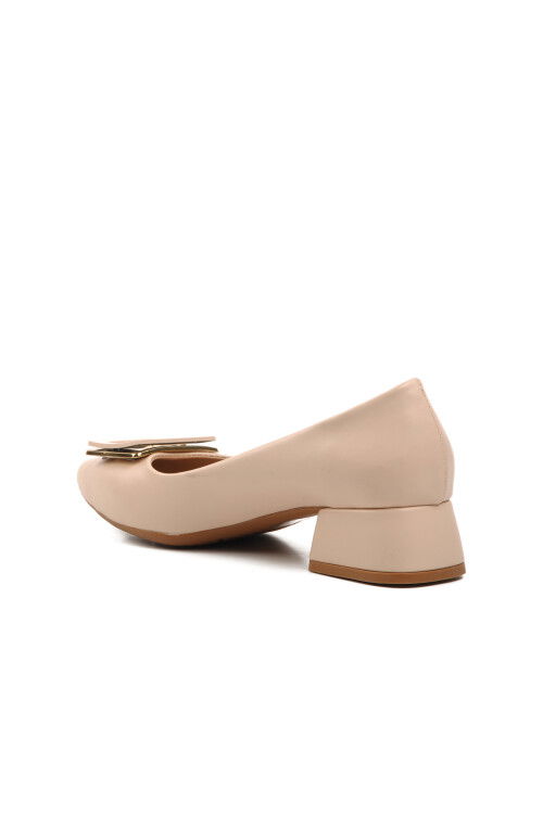 Beige Womens High Heel Shoes 289216 Z