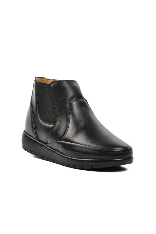 Black Flexible Ankle Womens Boots 303