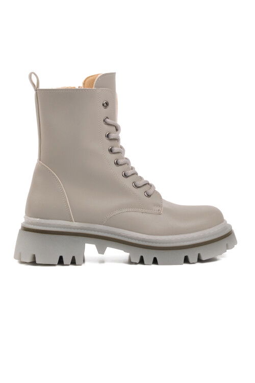 Gray Fleece-Inside Womens Boots 332086 Z